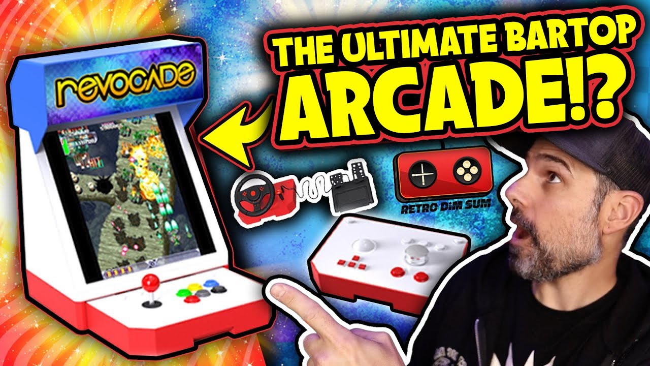REVOCADE: ULTIMATE BARTOP ARCADE w/ Swappable Control Panels!