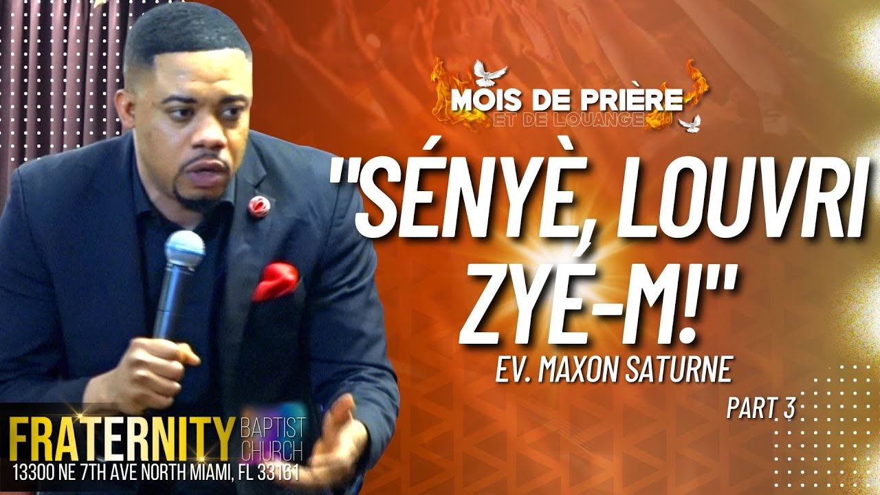 FBC MOIS DE PRIERE ET DE LOUANGE | EV. MAXON SATURNE | 01/17/2023