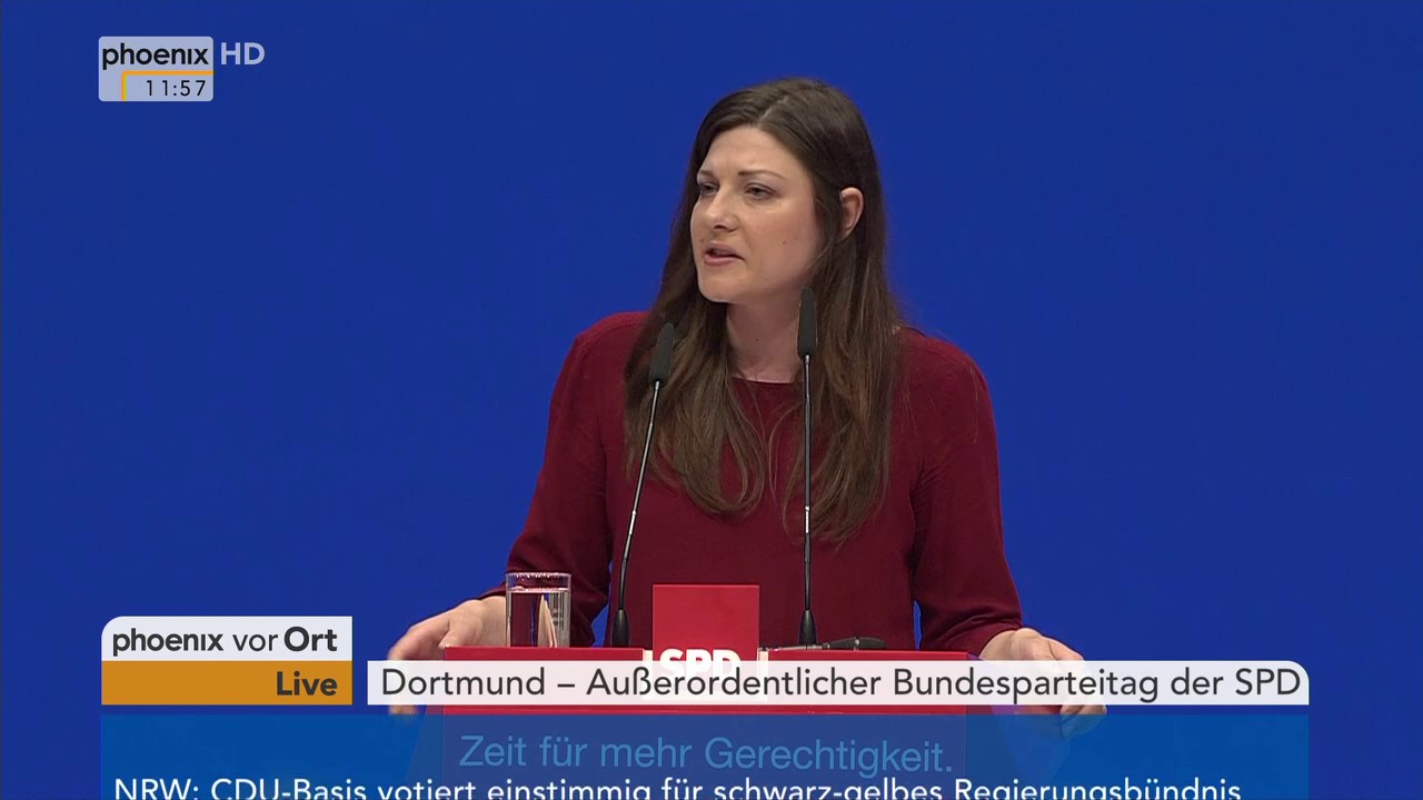 Bundesparteitag der SPD: Rede von Johanna Ueckermann vom 25.06.2017