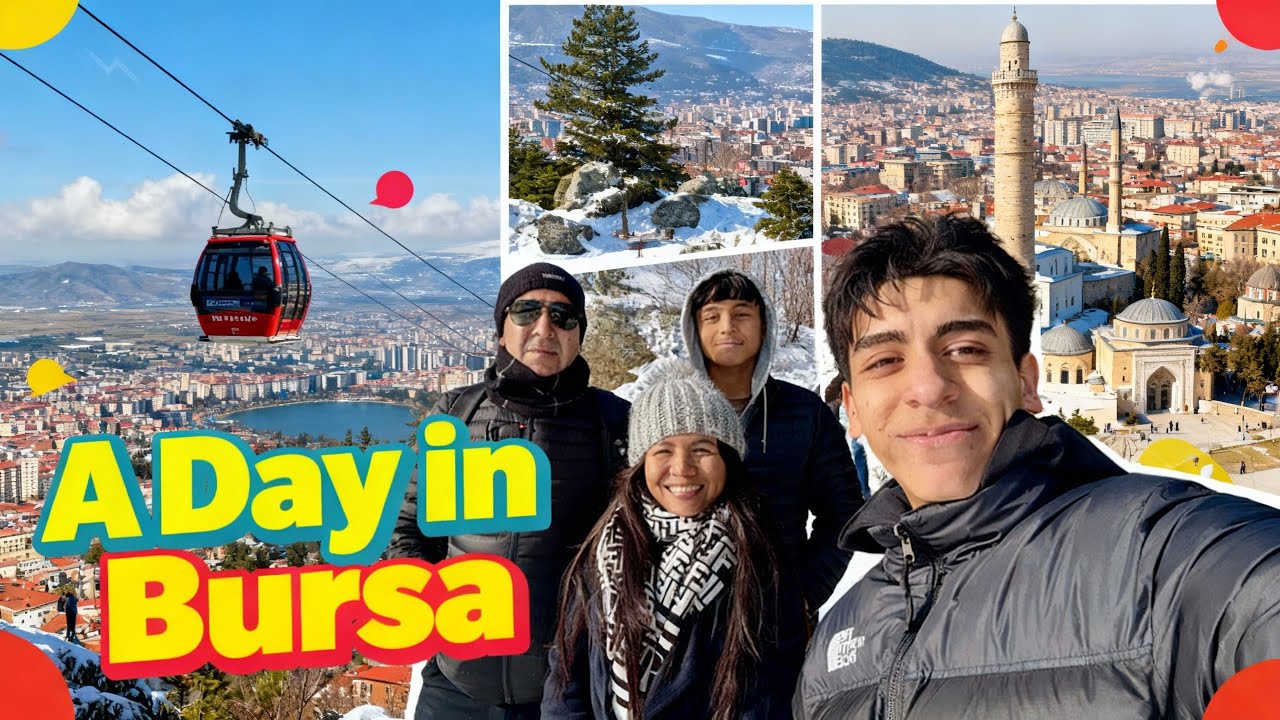 Unexpected Day Trip to Bursa! From Istanbul to Snowy Uludag ❄️✨