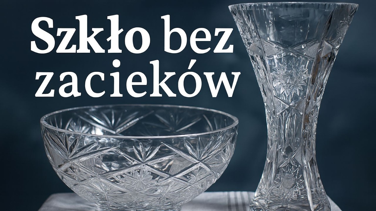 Kryształ znów błyszczy! Domowe mycie + usuwanie osadu z patery i wazonu