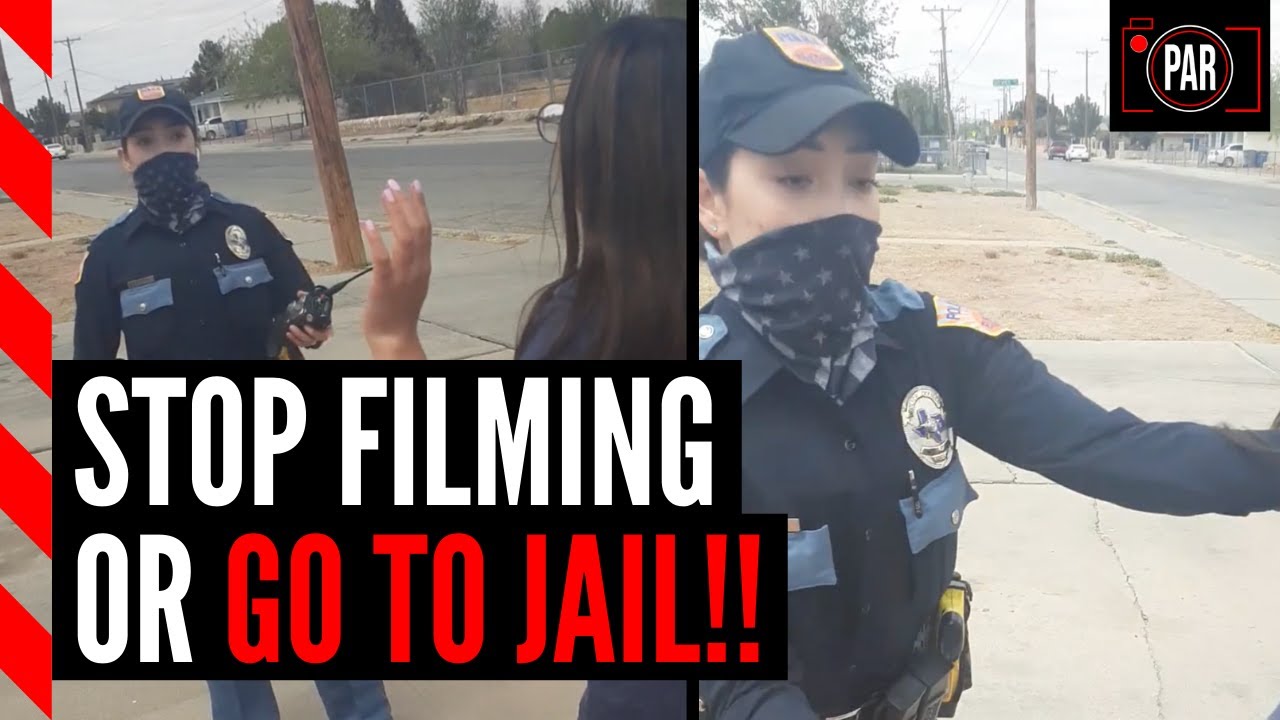 They filmed police on their own property, cops used ruthless tactics to stop them