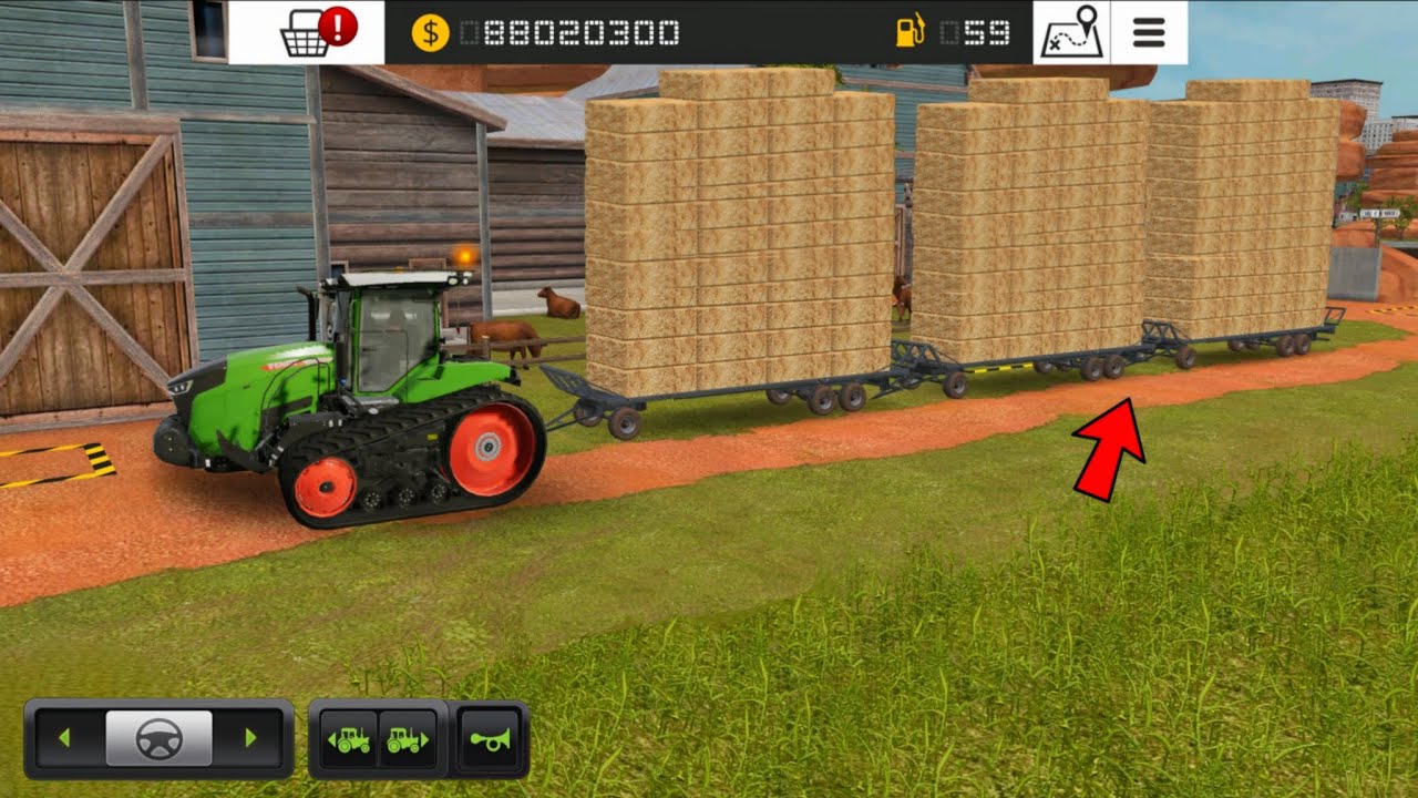 Fs 18 Delivered Unlimited Straw Square Bales ! Farming Simulator 18 ! Timelapse #fs18 
