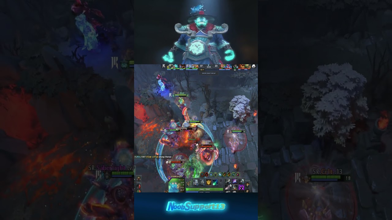 SR.Abed Storm Spirit vs TSpirit Berlin Major #shorts #dota2