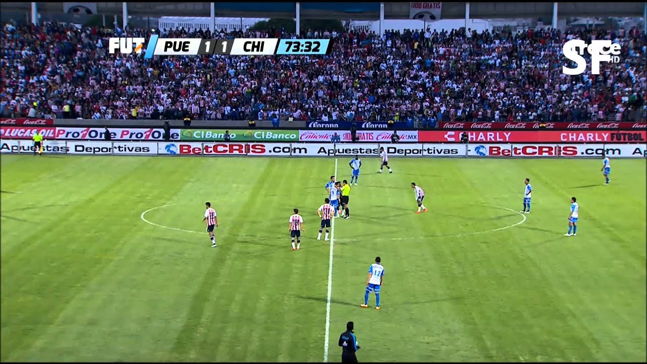 Puebla F.C. Vs Chivas Guadalajara - Jornada 10 - Liga Bancomer MX 2015