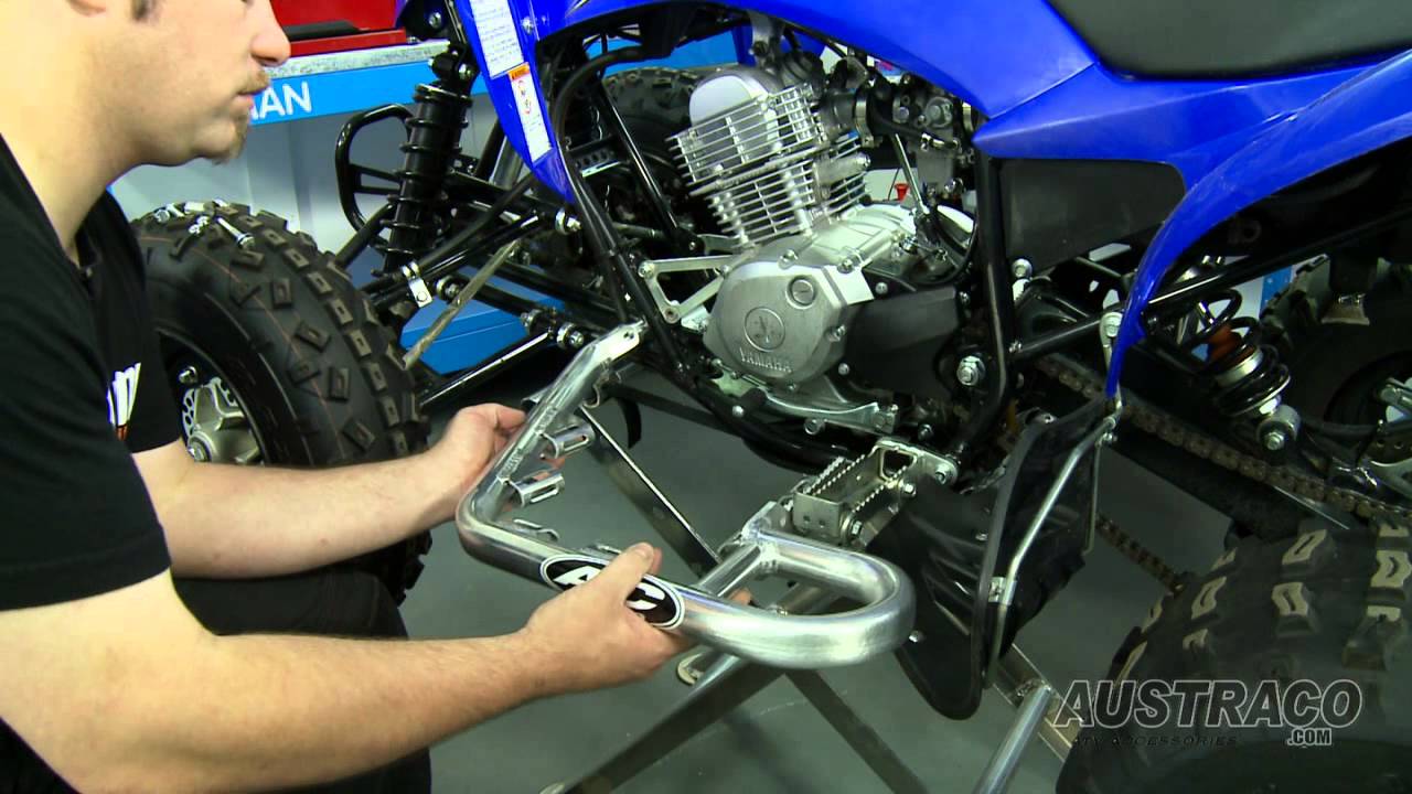 Fitting AC Nerf Bars to a Raptor 125