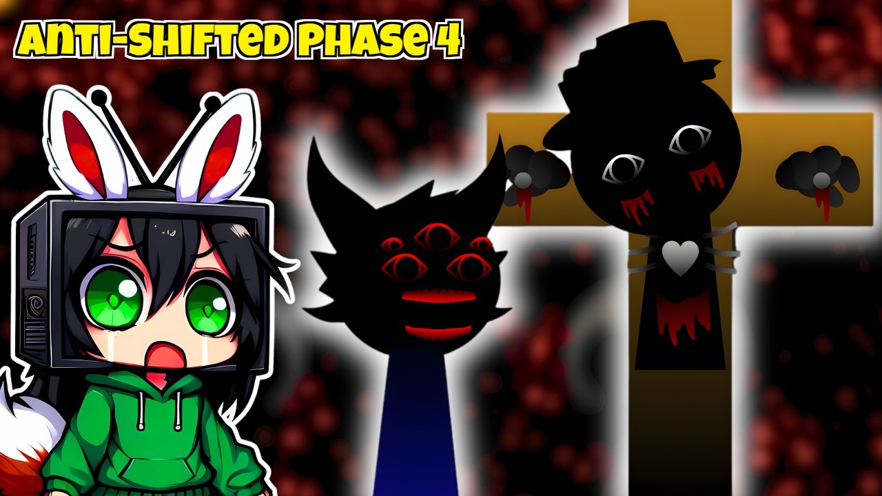 EL DEMONI0 DE JEVIN ATACA A MR. BLACK 💀 en SPRUNKI ANTI SHIFTED FASE 4 MOD