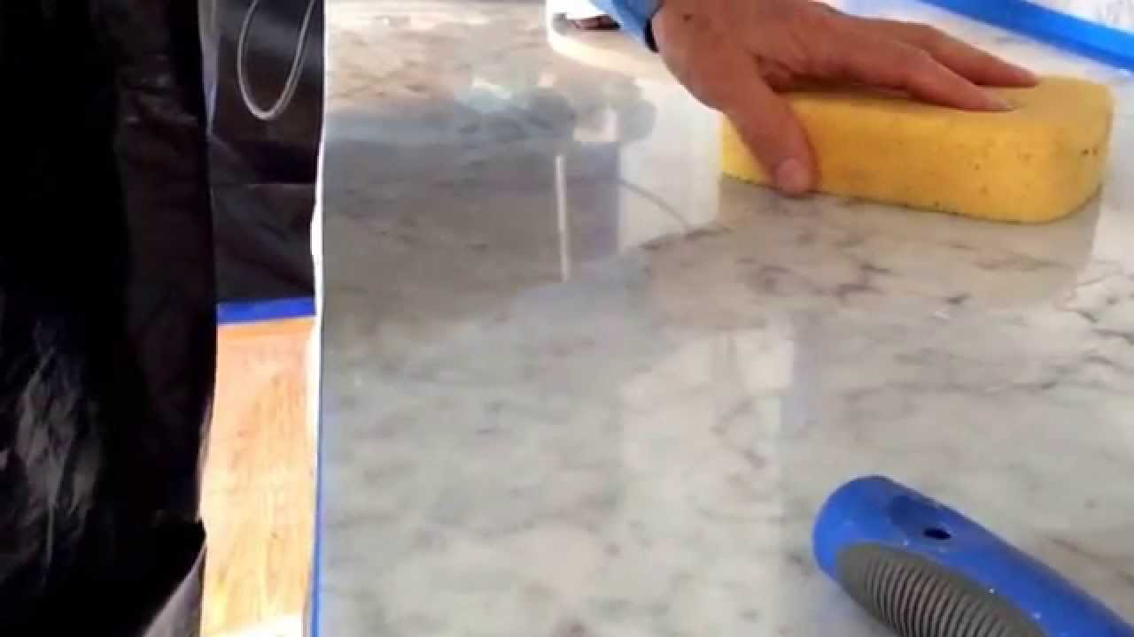 How to remove a Scratch from Marble by Steve Aussem Step 1