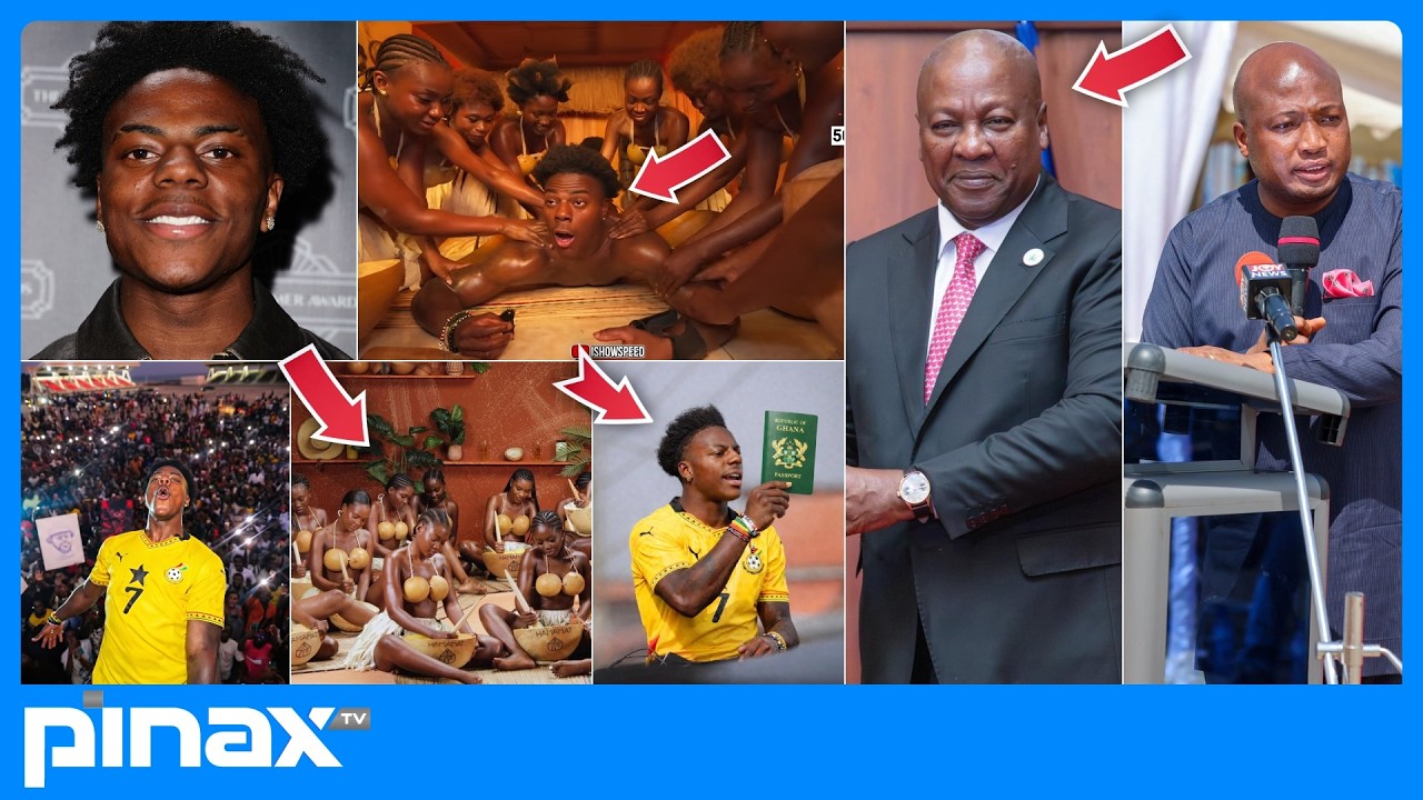Prez Mahama FINALLY Endorses American Streamer Ishowspeed: 