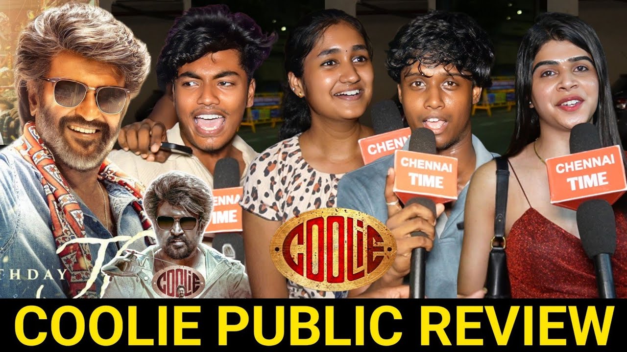 🔴Coolie Public review | Coolie Movie review | Rajini Fans review💥| Coolie Movie public review 