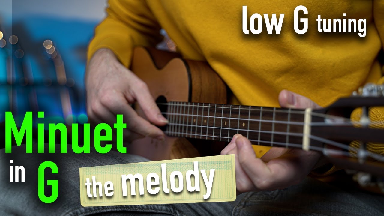The Beautiful Minuet in G on Ukulele (The Melody)