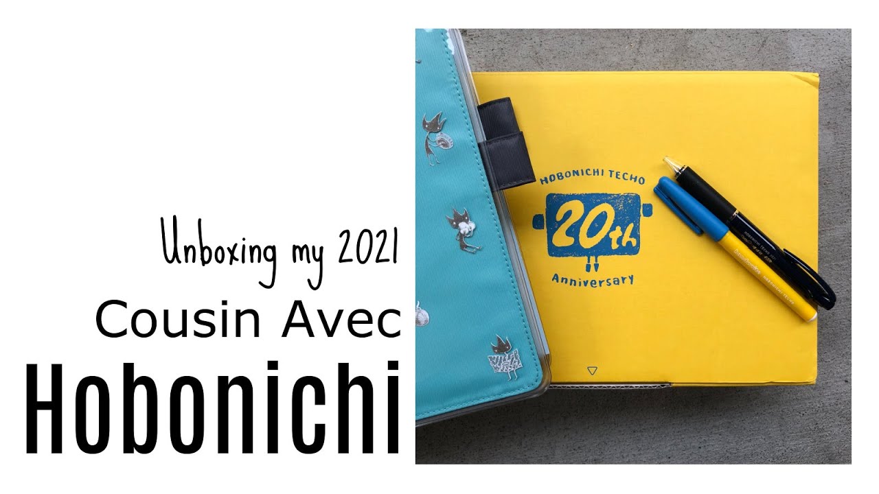 Unboxing: Hobonichi 2021 - Cousin Avec, Eric CoC, Sesame Street