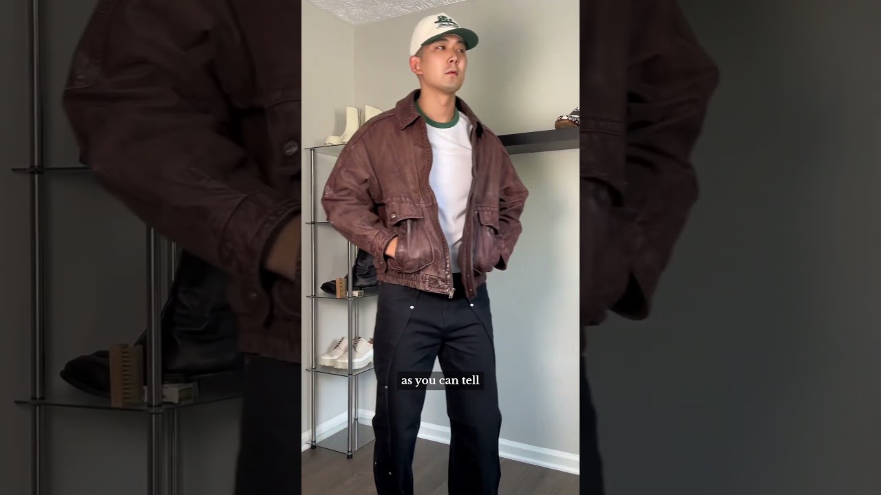 How to distress a Leather Jacket | The BIGGEST fashion trend of 2023
