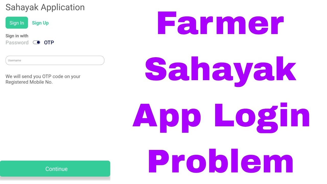 Farmer Sahayak Mp App Login Problem | Farmer Sahayak Mp App Login Nahi Ho Raha OTP problem