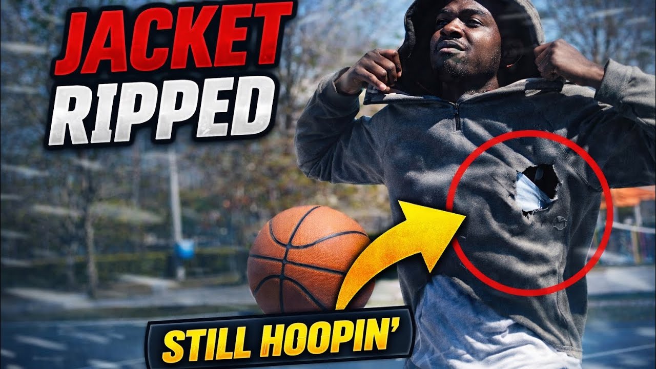  Ripped My Jacket Mid-Workout… Still Kept Hooping #viral #ballislife #godfirst 