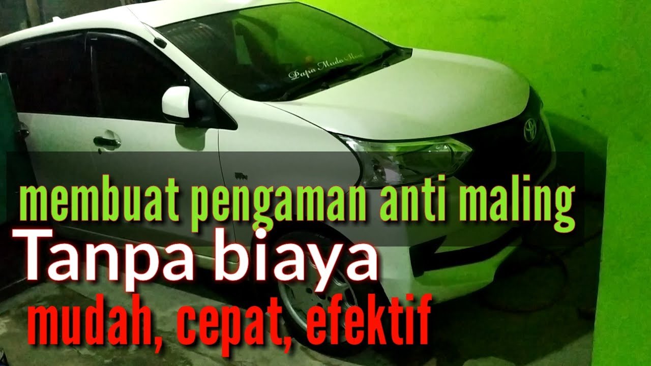 Membuat pengaman tambahan anti pencurian