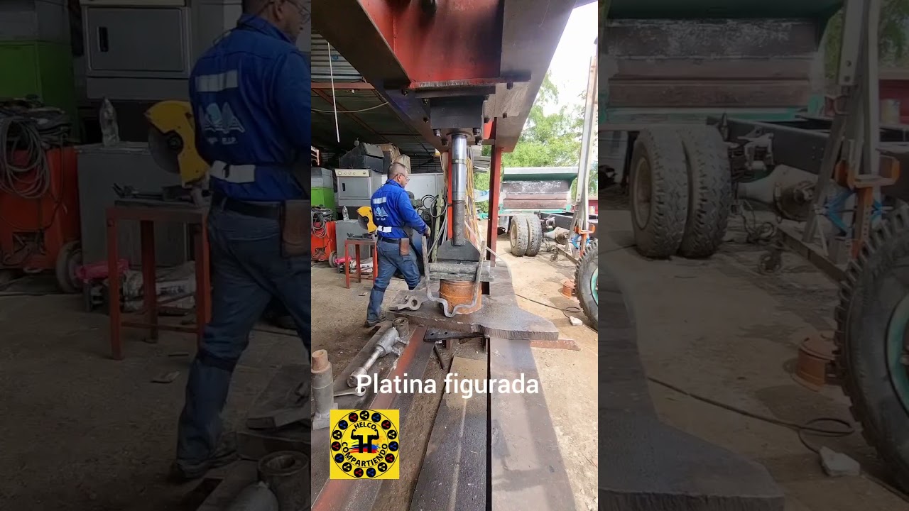 platina #figurada #prensa #hidr&aacute;ulica #helco