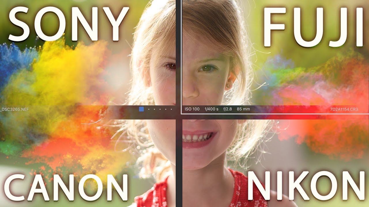 Qui a les meilleures COULEURS ? Canon, Sony, Nikon & Fujifilm