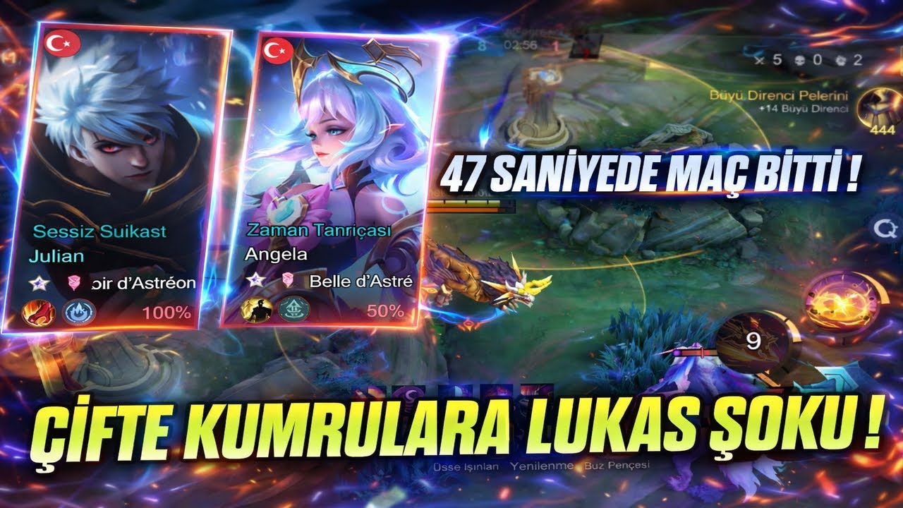47 SANİYEDE MA&Ccedil;I BİTİRDİM !😈 - RAKİP NEFES DAHİ ALAMADI HARİTADA - LUKAS