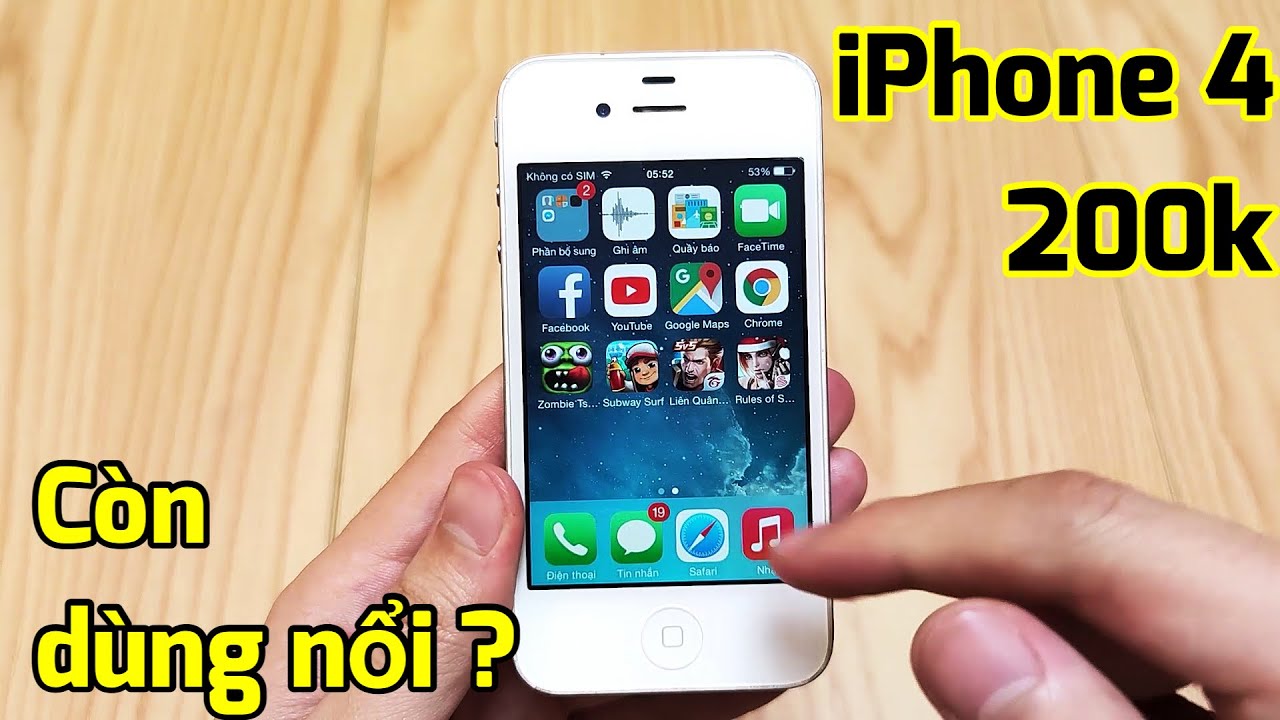 iPhone 4 sau 11 năm giá chỉ 200k còn làm được gì ???