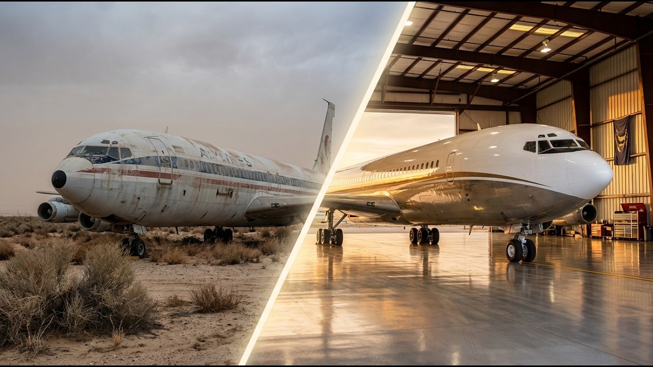 Full Restoration and Rebuild of a 1965 Boeing 707-320C