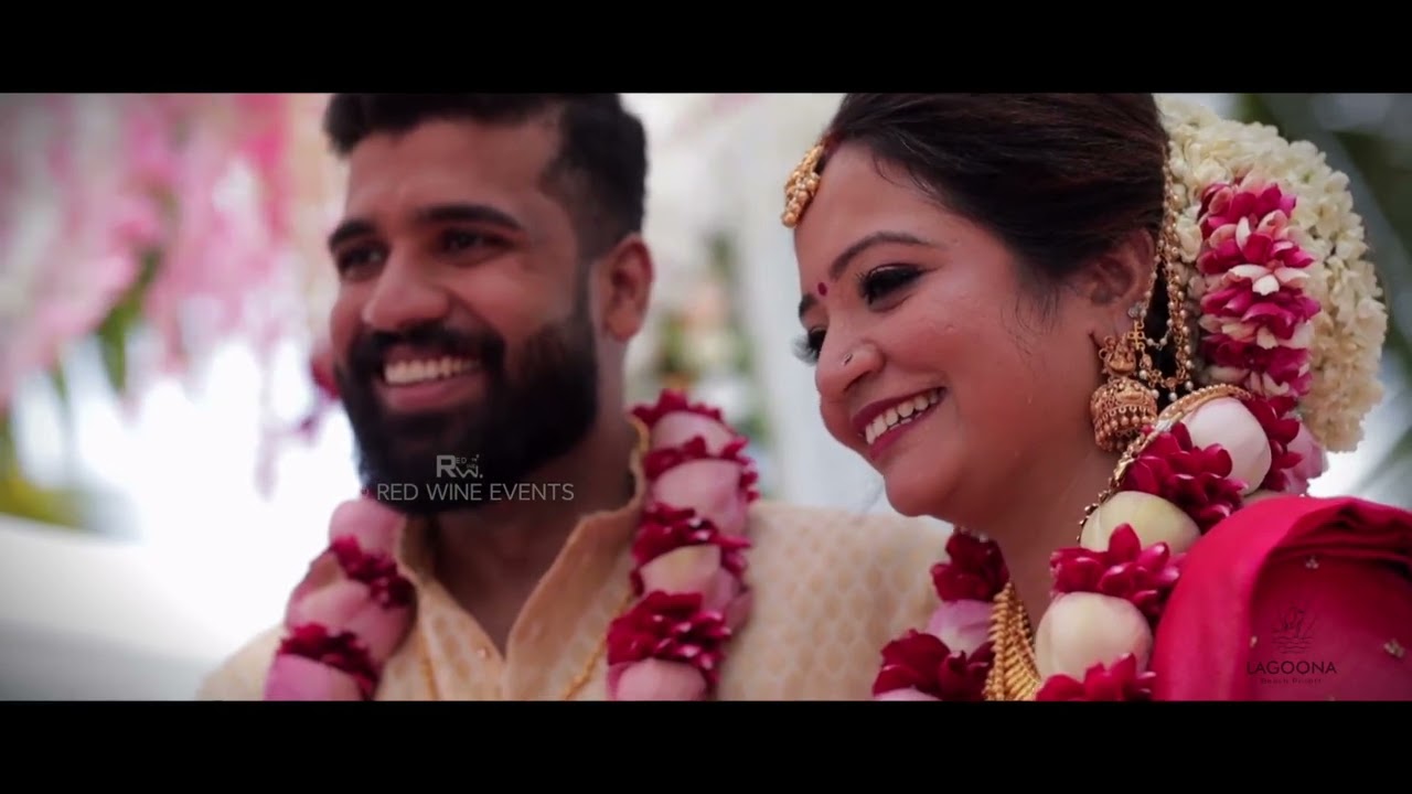 Kerala Destination Wedding | Kovalam Beach | Sai Weds Parvathy | Lagoona Beach Resort | RedwineEvent