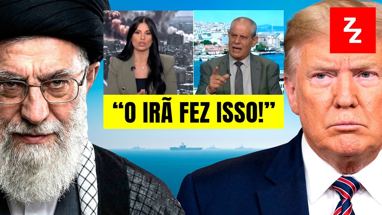 TROPAS dos EUA no IRÃ? TV ÁRABE mostra especialista MILITAR expondo o REGIME DOS AIATOLÁS