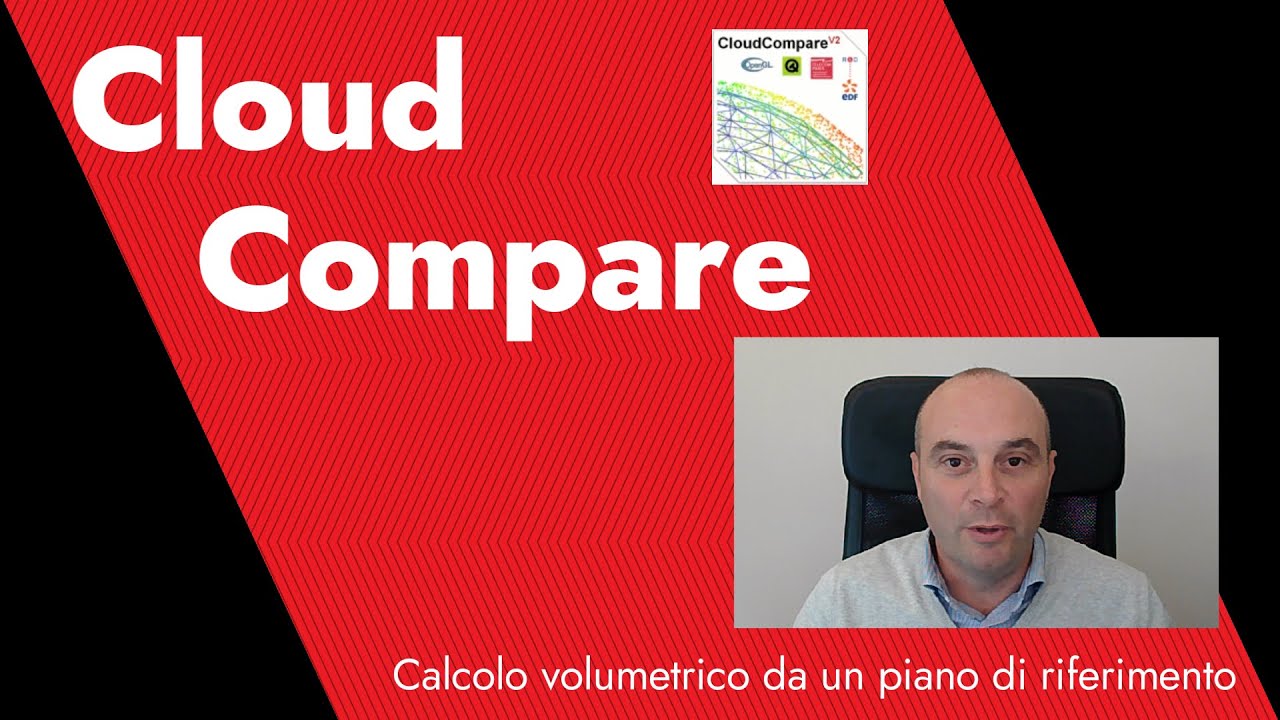 CloudCompare - Calcolo volume da un piano di riferimento