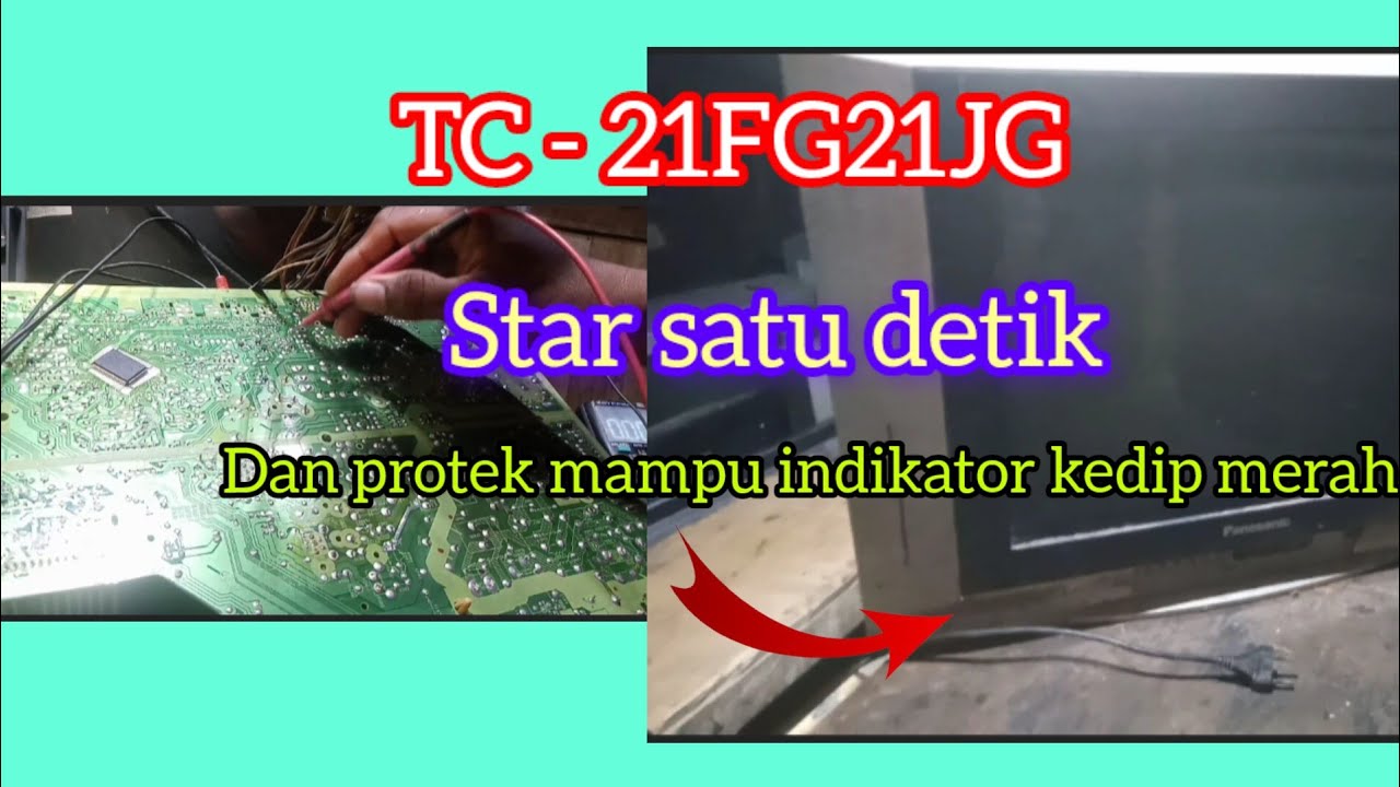 tv panasonic tc 21fg21jg protek