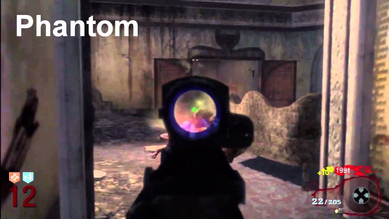 Call Of Duty: Black Ops Nazi Zombies Todas Las Armas y Mejoras Kino Der Toten