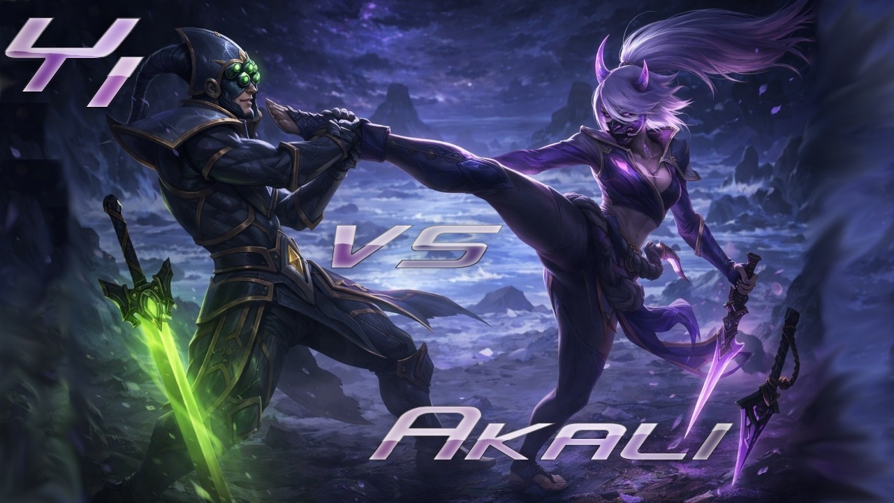 This Matchup Takes Effort But It's Doable Master Yi vs Akali Mid Lane High Elo