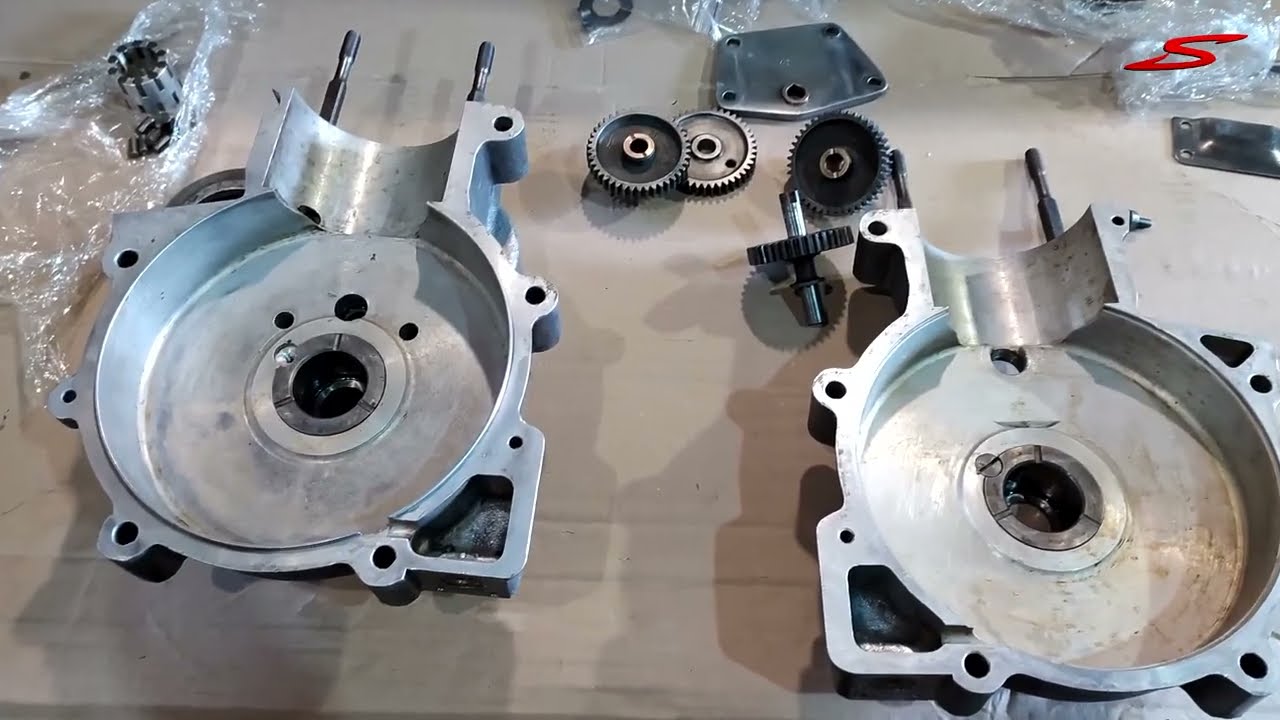Сборка двигателя JAWA dt500