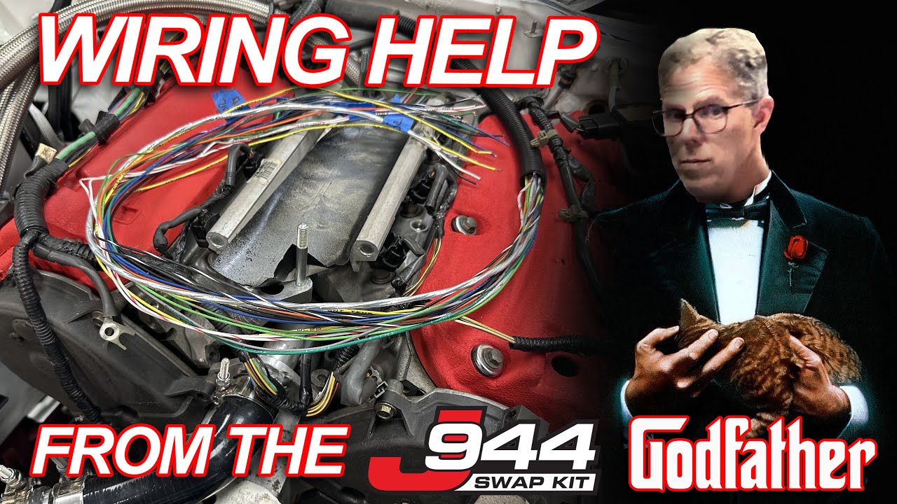 J944 Swap gets wiring (PT) and engine gets some paint! 