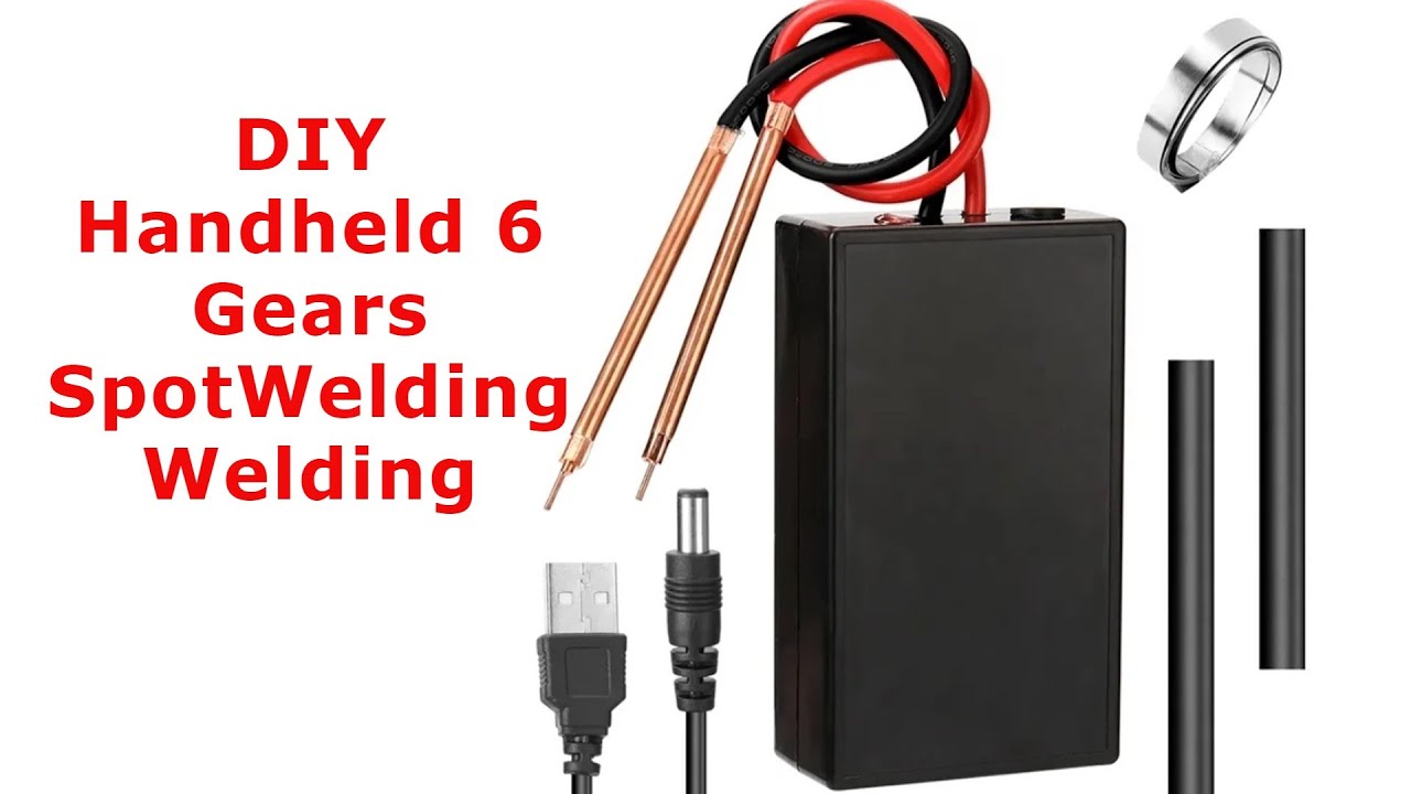 DIY Handheld 6 Gears SpotWelding Welding,portable Adjustable  For 18650 Battery