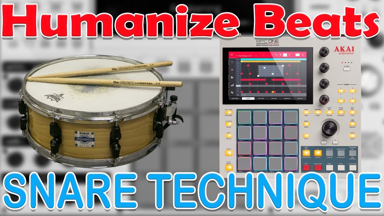 Akai MPC Tutorial. Humanize your beats with this OLD SCHOOL snare technique in MPC Standalone.