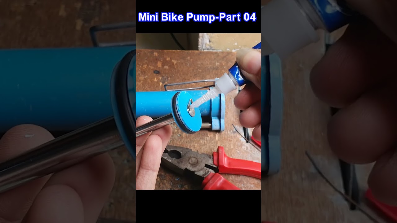 Mini Bike Pump - Part 04 #diy #how to #craft #satisfying