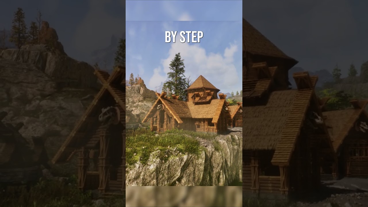 How To Build a Simple Rohan House in ARK: Survival Ascended