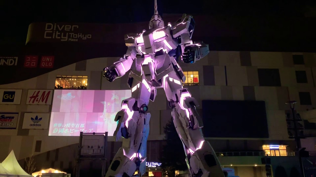 Cage (LIVE) at Tokyo Diver City Unicorn Gundam True Life Size Figure