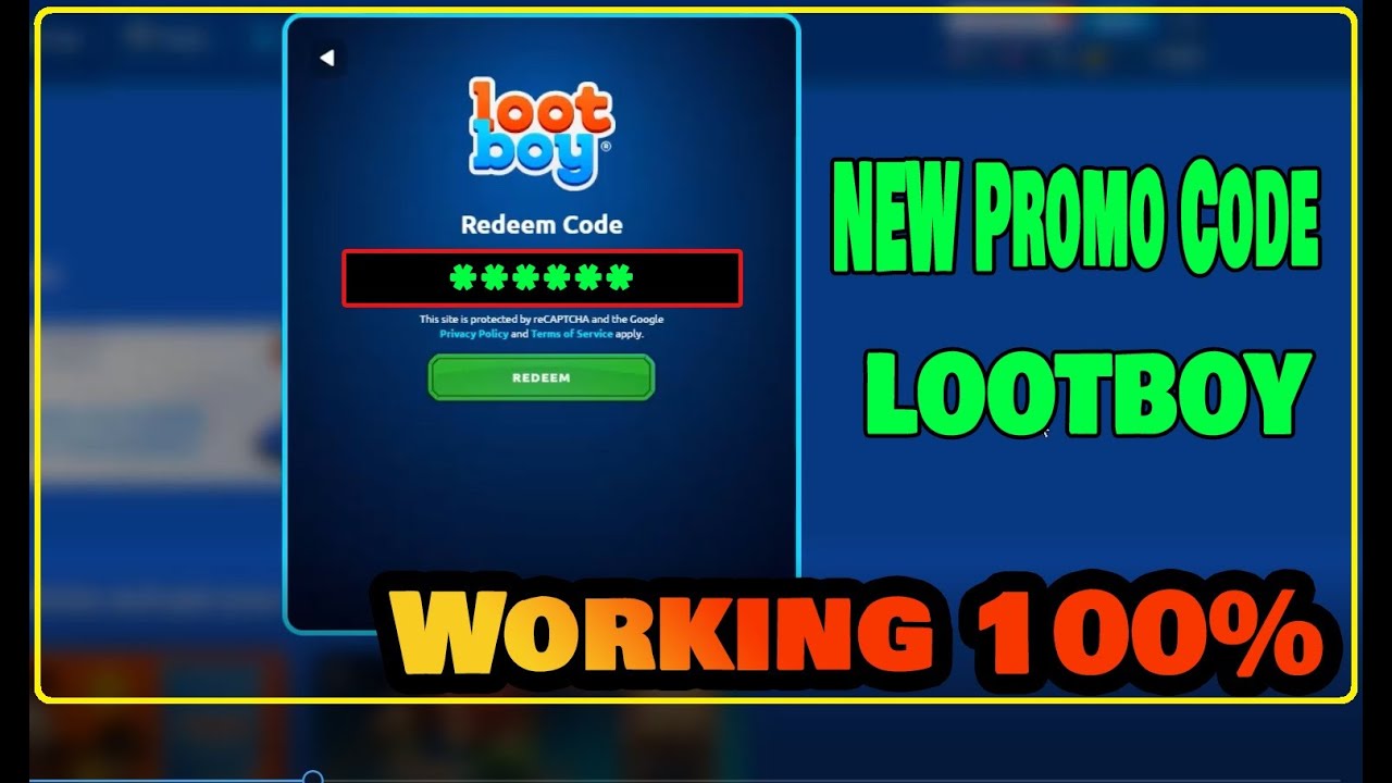 New Lootboy Codes Daimond 2022👌 Working 100% redeem code game