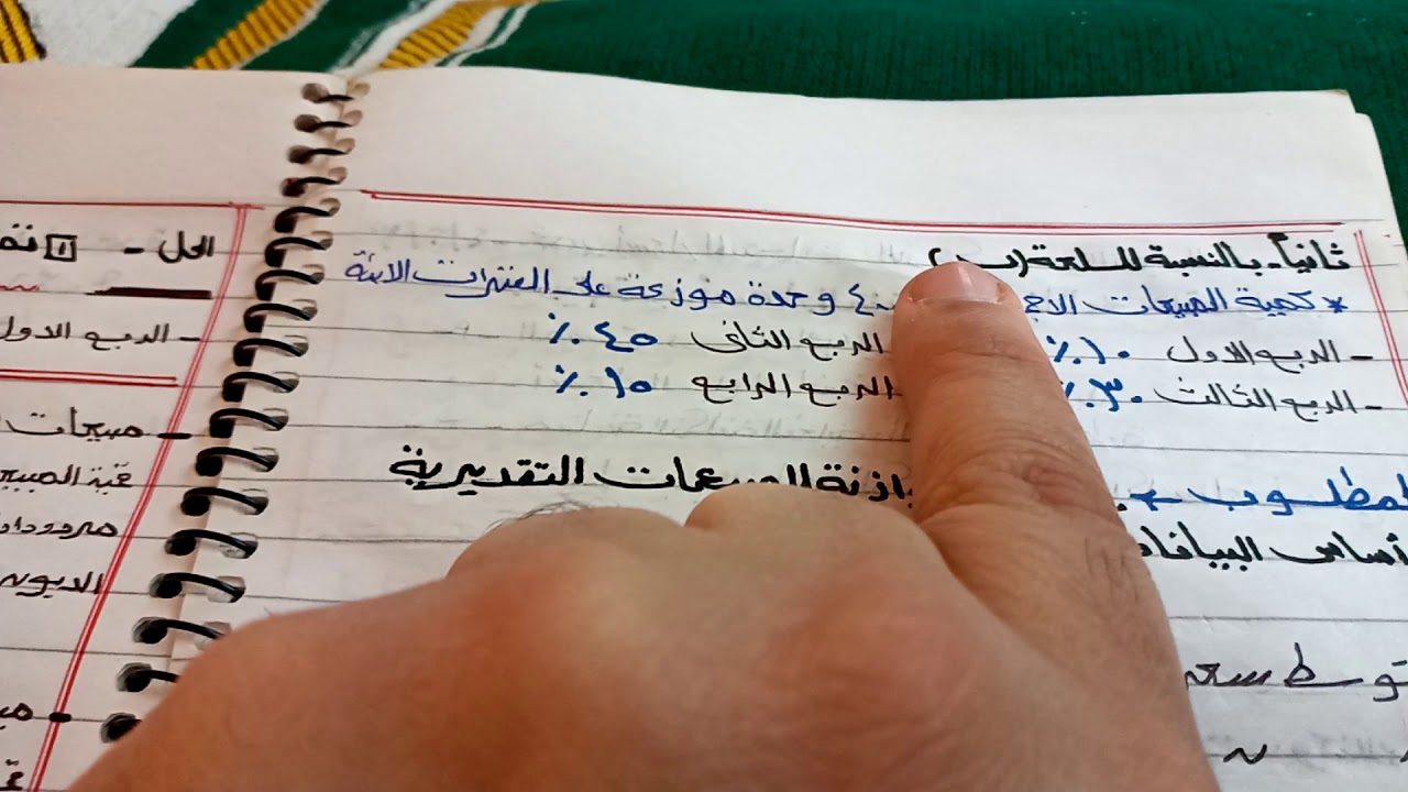 شرح الموازنة التقديرية للمبيعات