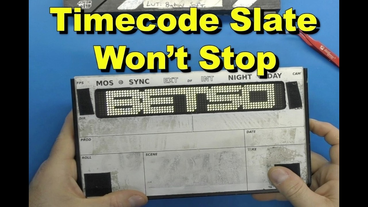 Betso Timecode Slate Won't Stop Running!