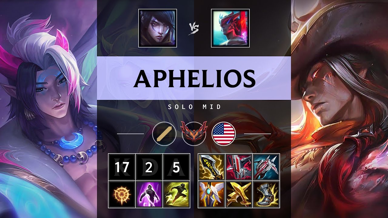 Aphelios Mid vs Yone - NA Grandmaster Patch 25.07