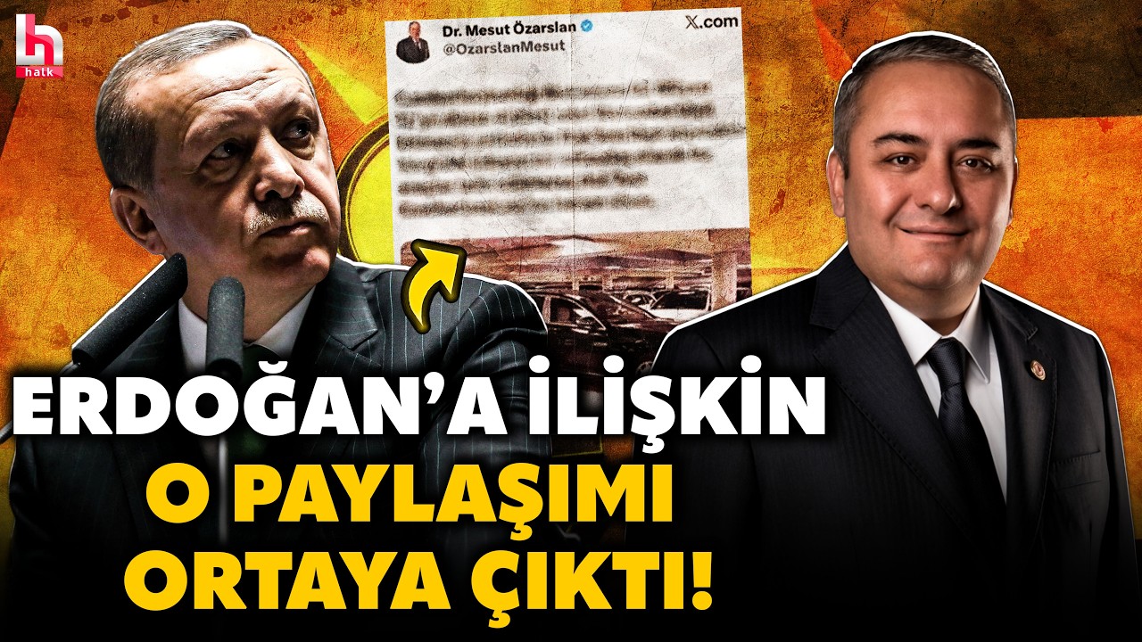 VAY ÖZARSLAN VAY! Erdoğan'a ilişkin öyle bir paylaşım yapmış ki! Ortaya çıkınca da... İşte detaylar!