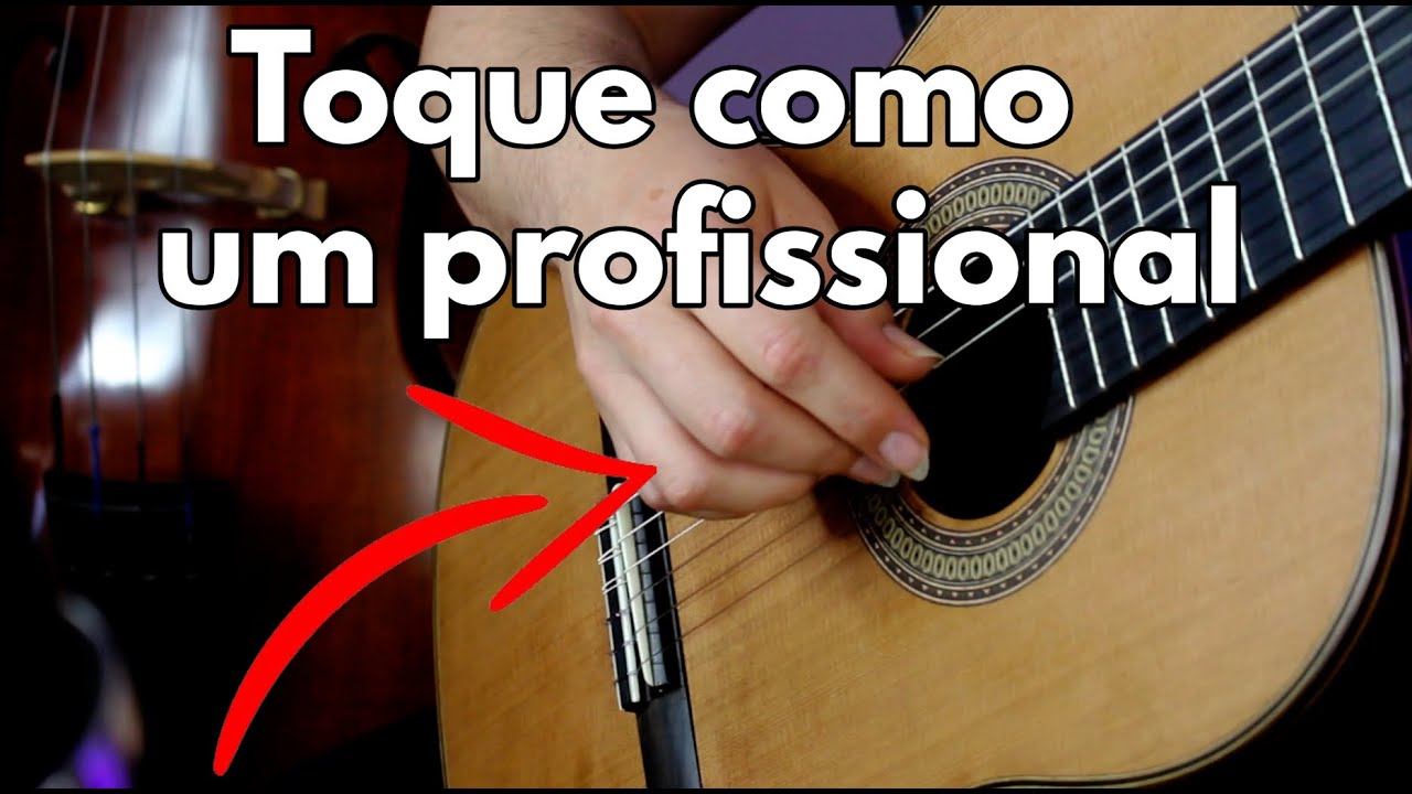 O SEGREDO DO SOM LIMPO Toque Violão Como Um Profissional por Fabio Lima