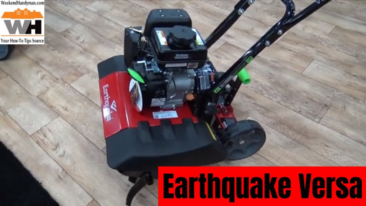 Earthquake Versa Tiller Cultivator Front Tine 99cc Viper Engine | Weekend Handyman