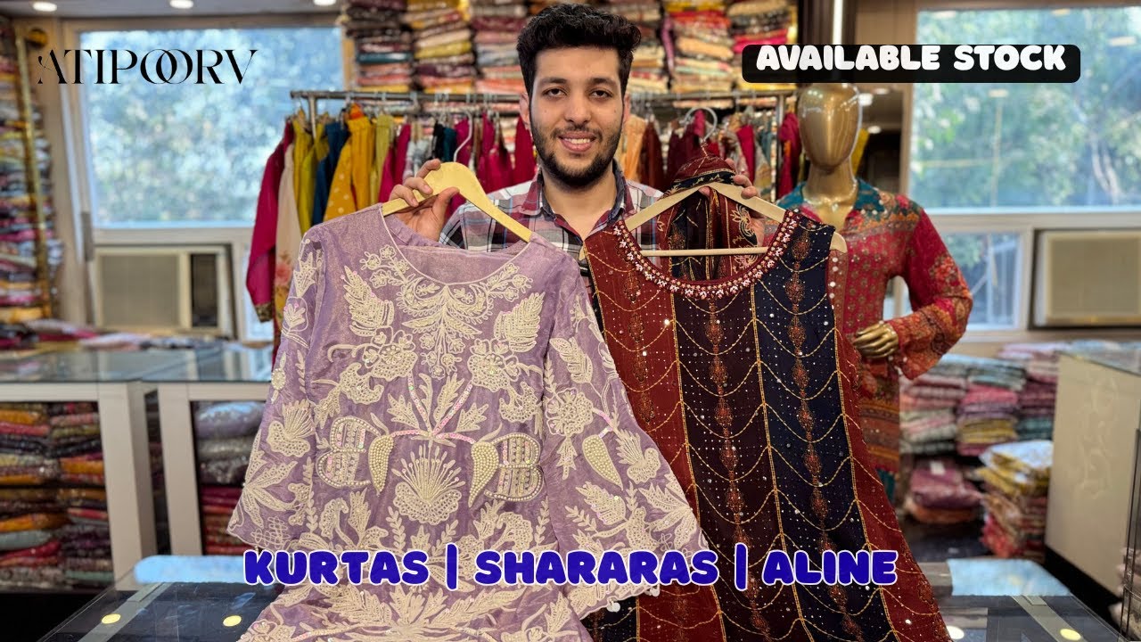 Atipoorv Collection | Premium Fabrics at Affordable Prices | Crepe, Chinnon, Tissue, Silk Muslin