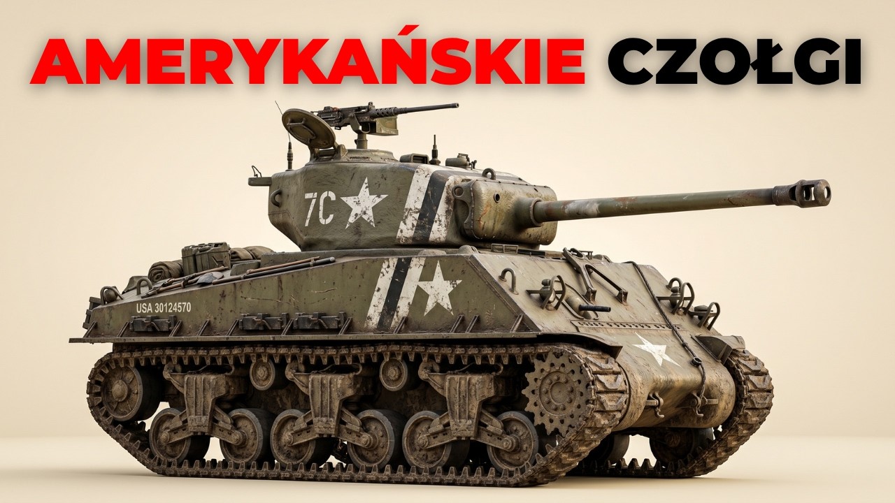 Każdy Amerykański Czołg Użyty w II Wojnie Światowej &mdash; Od M3 Stuart do M26 Pershing