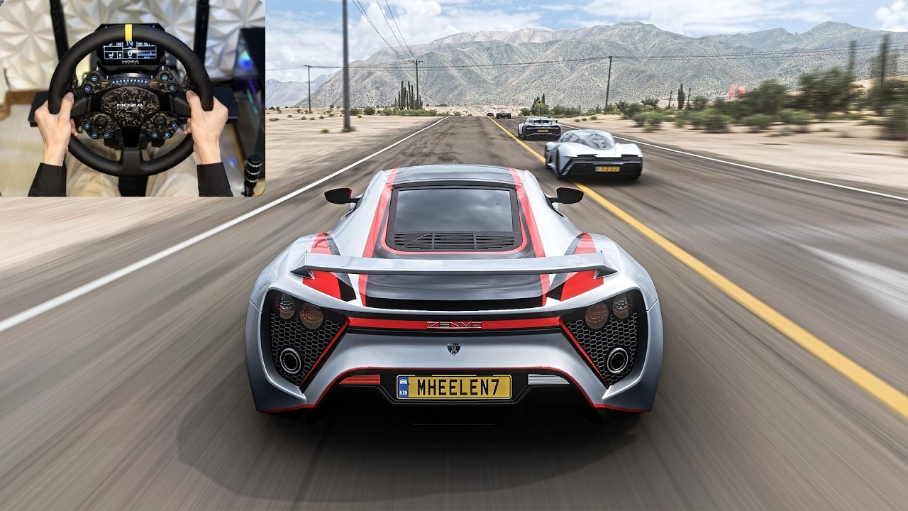 1370HP ZENVO ST1 2016 |Racing Hypercar Forza horizon 5 |Steering Wheel Gameplay