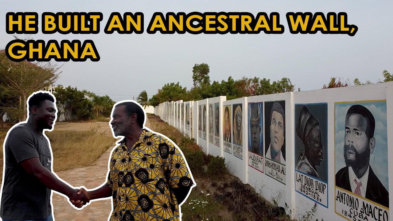 He Left America To Build An Ancestral wall In Ghana!