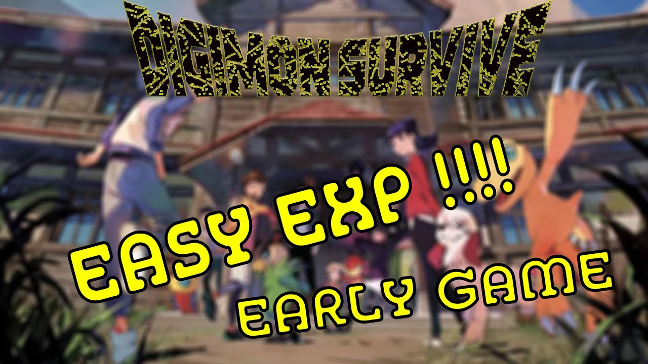 🏆 Early Game Easy EXP 🏆  *GUIDE* *DIGIMON SURVIVE*
